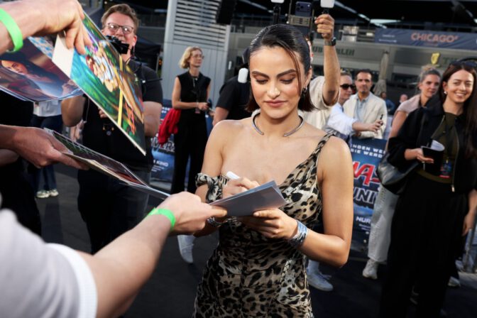 Camila Mendes Stuns in Figure-Hugging Outfit at Berlin Premiere of Masters Of The Universe