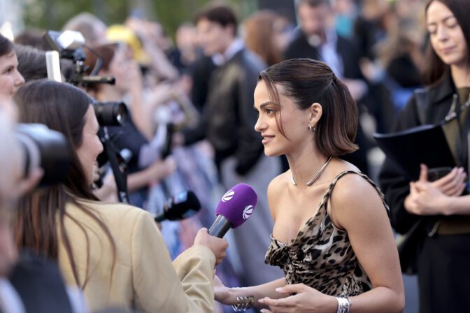 Camila Mendes Stuns in Figure-Hugging Outfit at Berlin Premiere of Masters Of The Universe