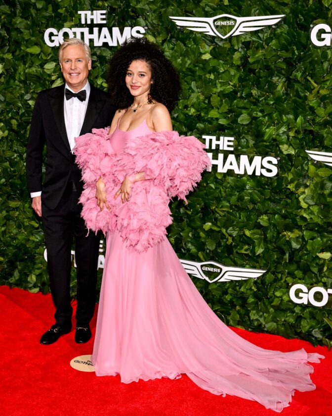 Chase Infiniti Turns Heads in Daring Pink Slip Dress, Showcasing Stunning Cleavage