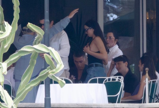 Flashing Major Sideboob! Dua Lipa Holds Her Chest To Avoid Wild Slip At Breakfast
