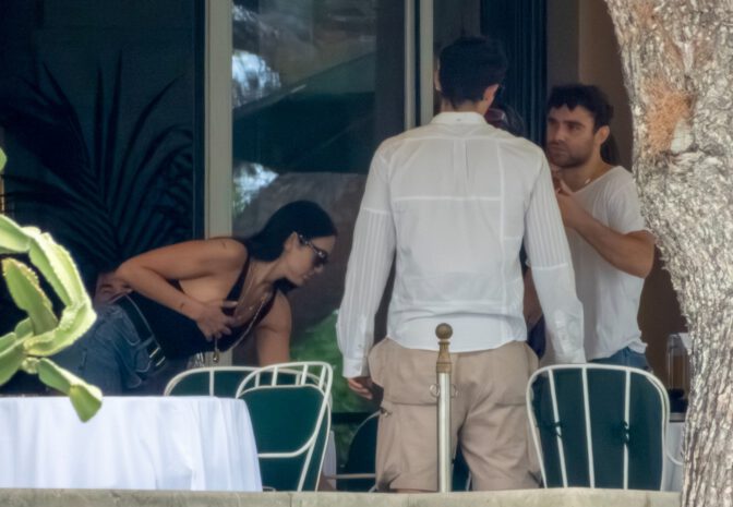 Flashing Major Sideboob! Dua Lipa Holds Her Chest To Avoid Wild Slip At Breakfast