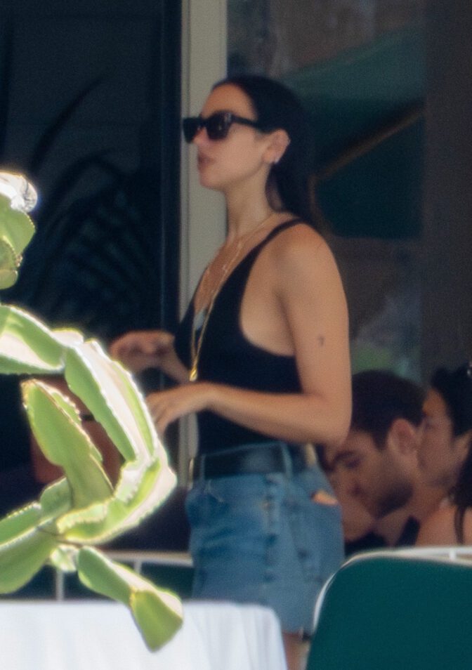 Flashing Major Sideboob! Dua Lipa Holds Her Chest To Avoid Wild Slip At Breakfast