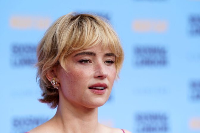 Haley Bennett Dazzles in Sheer Mesh Gown Without a Bra at SXSW London Premiere!