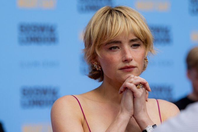 Haley Bennett Dazzles in Sheer Mesh Gown Without a Bra at SXSW London Premiere!