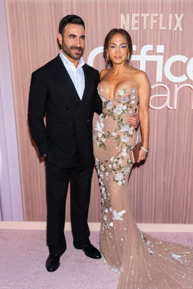 Jennifer Lopez Stuns in Form-Fitting Corset Gown with Daring Cleavage at Netflix Premiere Event