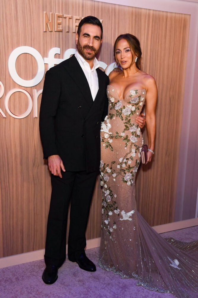 Jennifer Lopez Stuns in Form-Fitting Corset Gown with Daring Cleavage at Netflix Premiere Event