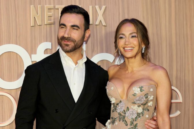 Jennifer Lopez Stuns in Form-Fitting Corset Gown with Daring Cleavage at Netflix Premiere Event