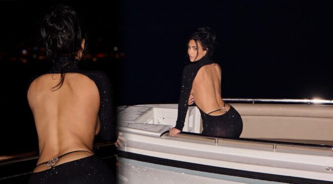 Kim Kardashian's Midnight Yacht Exposed: Her Side-Boob & Sexy Ass Pics!