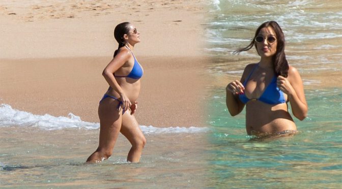 Olivia Culpo's Sexy Pregnancy Glow Ignites Mexico Beach Day