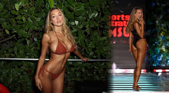 Penny Lane Stuns on Sports Illustrated Swimsuit Runway with Bold Curves and Daring Thong Look