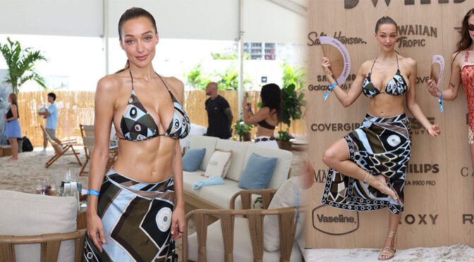 Penny Lane Turns Heads in Daring Bikini at Sports Illustrated Swimsuit Beach Club Bash