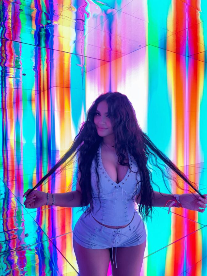 Stella Hudgens' Massive Tits & Juicy Ass Erupt in a Steamy Mirrored Room Photoshoot.