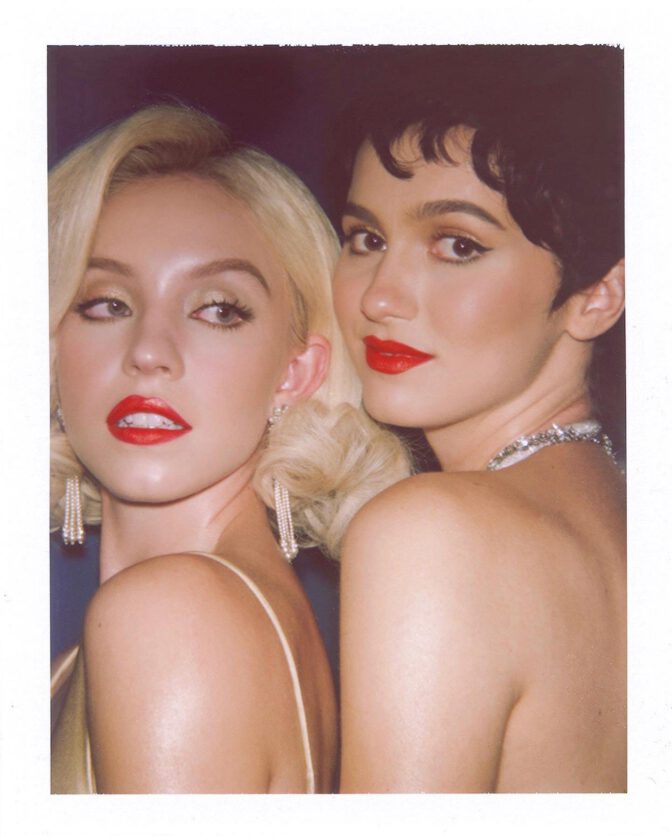 Sydney Sweeney Stuns with Bold Cleavage Alongside Maude Apatow in Vintage-Inspired Photoshoot