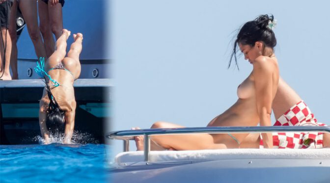 Amelia Gray Hamlin Bares Her Voluptuous Boobs and Plump Ass in a Sizzling Topless Saint-Tropez Superyacht Display