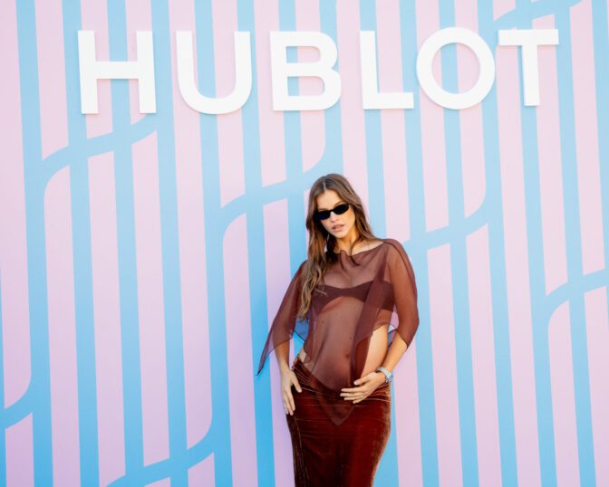 Barbara Palvin Sizzles in See-Through Outfit Exposing Her Sexy Baby Bump and Cleavage in Daring Pregnancy Fashion Statement