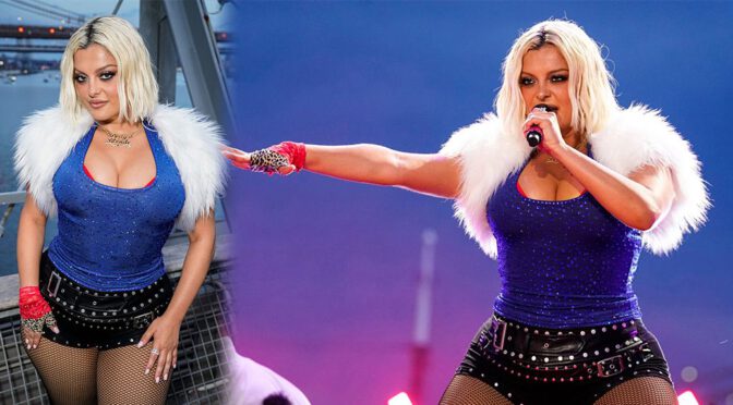 Bebe Rexha's Sultry Cleavage Sizzles at Macy's NYC Fourth of July Fireworks Extravaganza