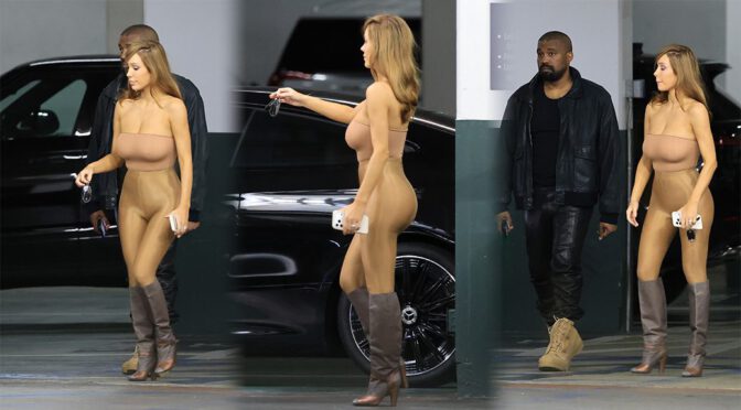 Bianca Censori Bares All in Jaw-Dropping Nude Bodysuit Exposing Her Boobs and Ass in LA Parking Garage