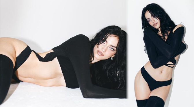 Brianne Patriss Strips Down to Thigh-High Stockings and Barely-There Thong