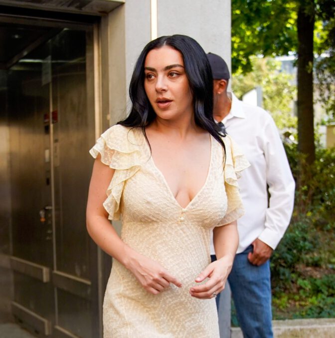 Charli XCX Sizzles in Paris with Jaw-Dropping Cleavage and Nipple Visibility in Daring Braless Appearance