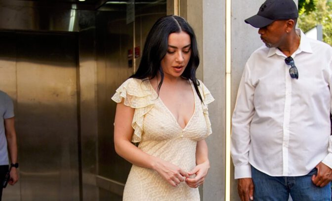 Charli XCX Sizzles in Paris with Jaw-Dropping Cleavage and Nipple Visibility in Daring Braless Appearance