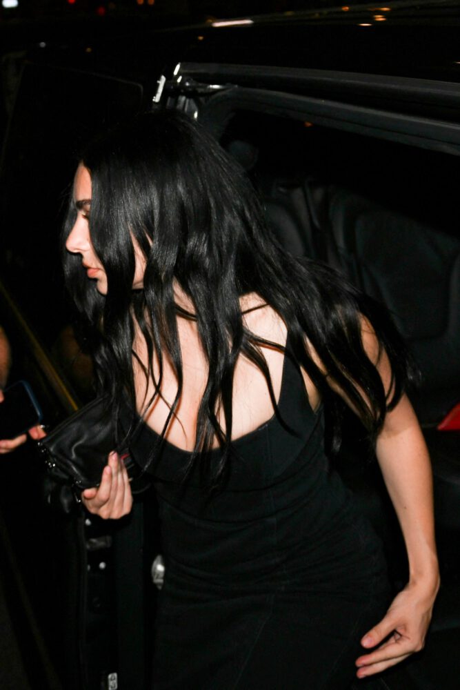 Charli XCX Sizzles in Skintight Parisian Getup with Jaw Dropping Cleavage Flash and Busty Boobs on Full Display