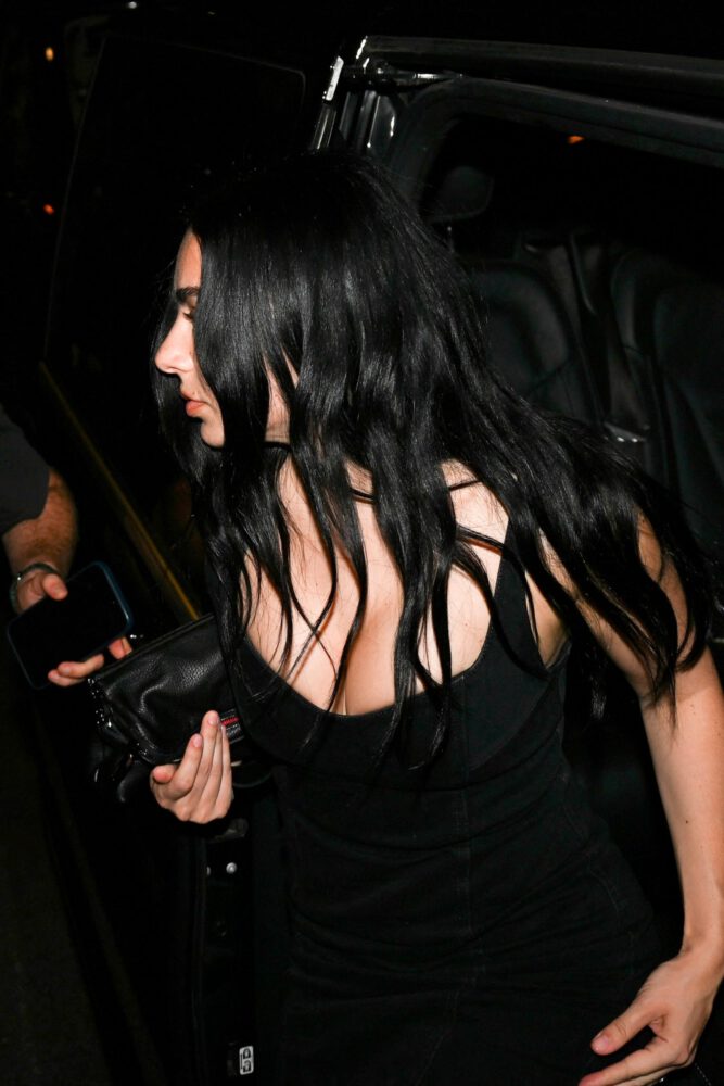 Charli XCX Sizzles in Skintight Parisian Getup with Jaw Dropping Cleavage Flash and Busty Boobs on Full Display