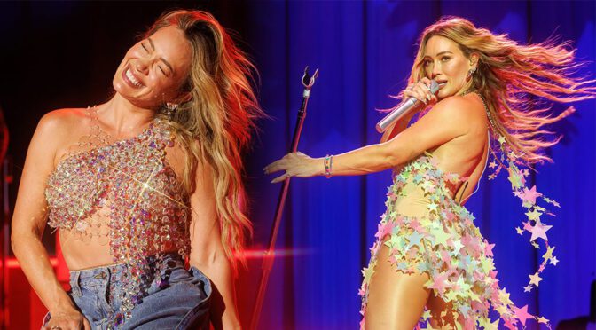 Hilary Duff Flaunts Hot, Flirty Looks for Lucky Me Tour's Sizzling Opening Night