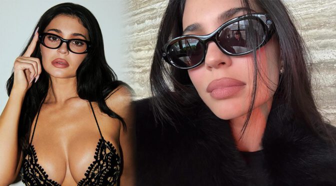 Kylie Jenner Sizzles In See-Through Lace Bikini And Sultry Plush Robe For Jaw-Dropping Meta Glasses Shoot Exposing Serious Cleavage And Booty