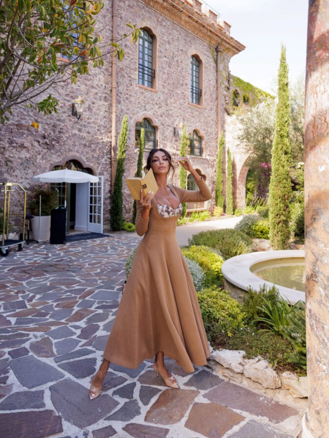 Madalina Ghenea Sizzles in Sultry Iya Shengelia Garden Shoot, Flaunting Voluptuous Boobs and Deep Cleavage that Will Leave You Breathless