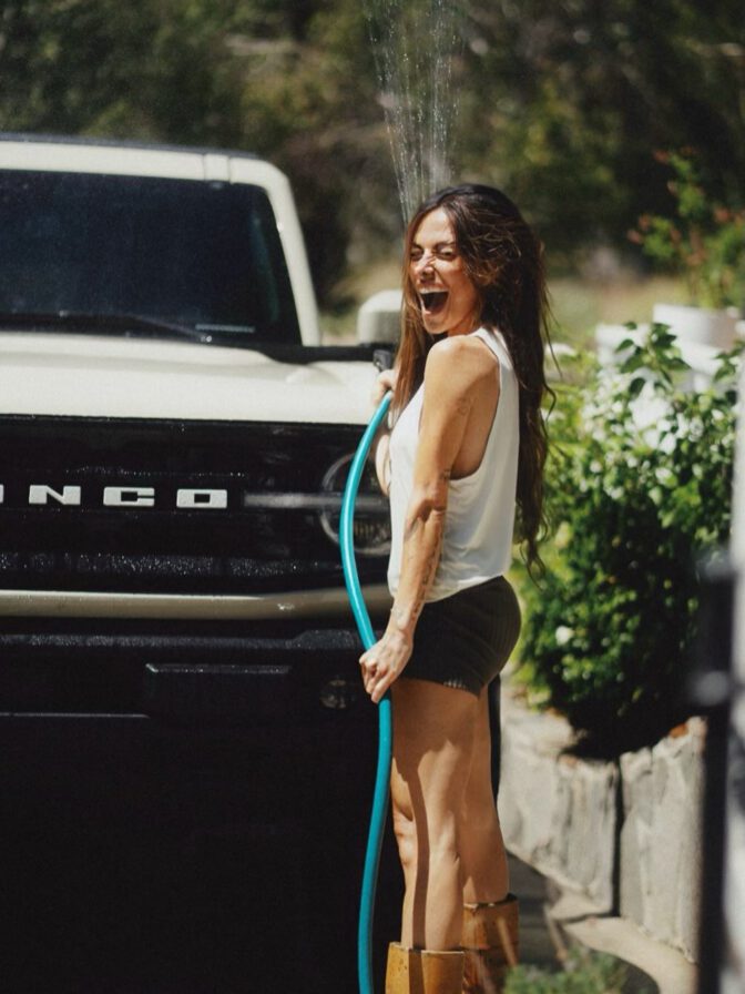 Sarah Shahi Goes Totally Braless In Stripped-Down New Photoshoot