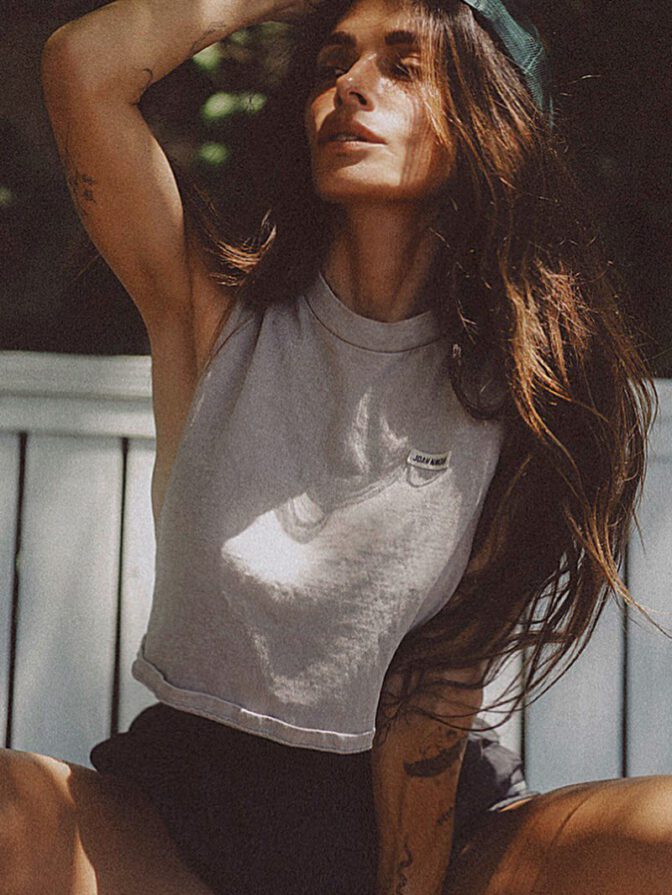 Sarah Shahi Goes Totally Braless In Stripped-Down New Photoshoot