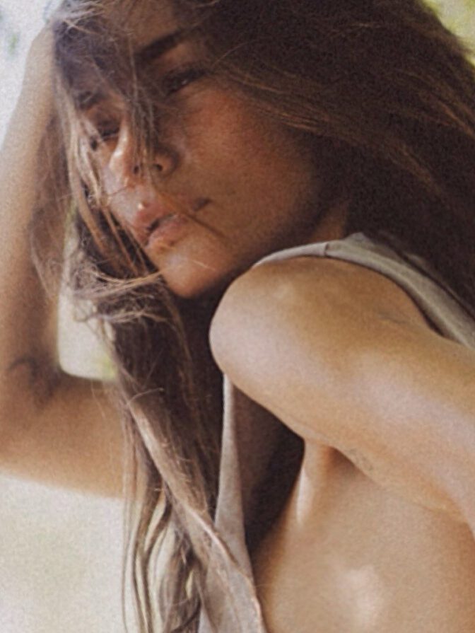 Sarah Shahi Goes Totally Braless In Stripped-Down New Photoshoot