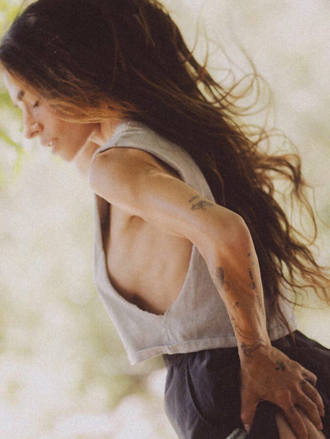 Sarah Shahi Goes Totally Braless In Stripped-Down New Photoshoot
