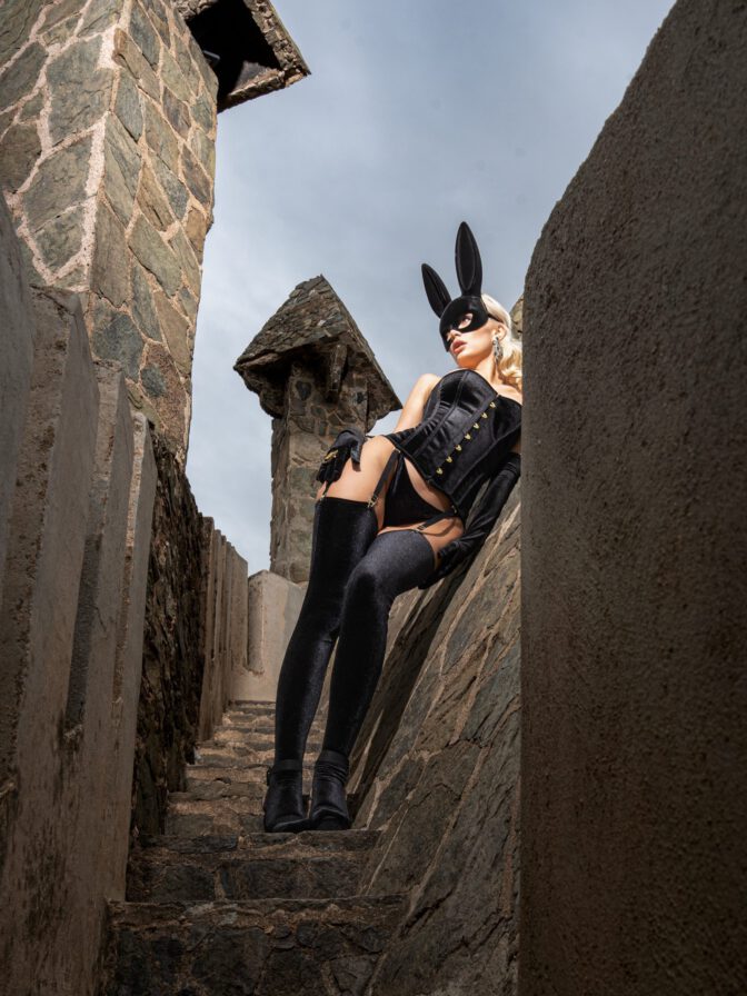 Violetta Seleznova Sizzles as a Sultry Nun and Seductive Bunny in VGXW Magazine Exposing Her Naked Ambition and Sexy Cleavage